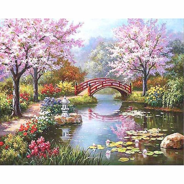 DIY Painting By Numbers Picture Colouring Zero Basis HandPainted Oil Painting Unique Gift Home Decor-Dollar Bargains Online Shopping Australia