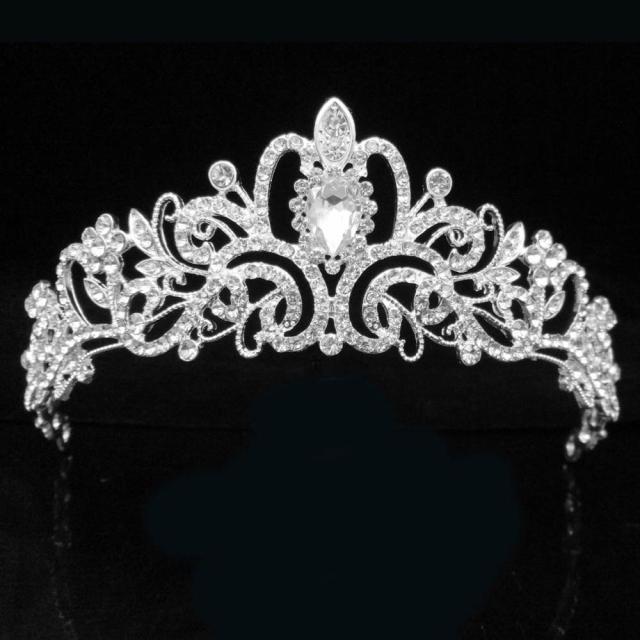 Gorgeous Crystal Bridal Tiara Crown Bride Headbands Women Girl Headpiece Prom Hair Ornaments Wedding Head Jewelry Accessories-Dollar Bargains Online Shopping Australia