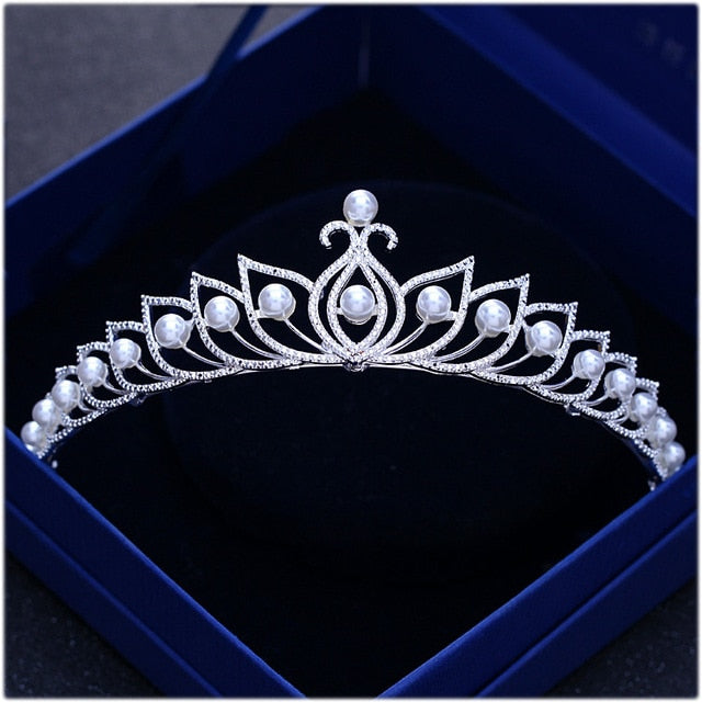 Diverse Silver Color Gold Crystal Crowns Bride tiara Fashion Queen For Wedding Crown Headpiece Wedding Hair Jewelry Accessories-Dollar Bargains Online Shopping Australia