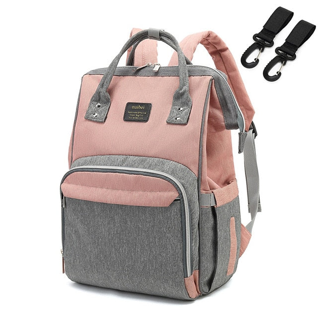 Nappy Backpack Bag Mummy Large Capacity Bag Mom Baby Multi-function Waterproof Outdoor Travel Diaper Bags For Baby Care-Dollar Bargains Online Shopping Australia