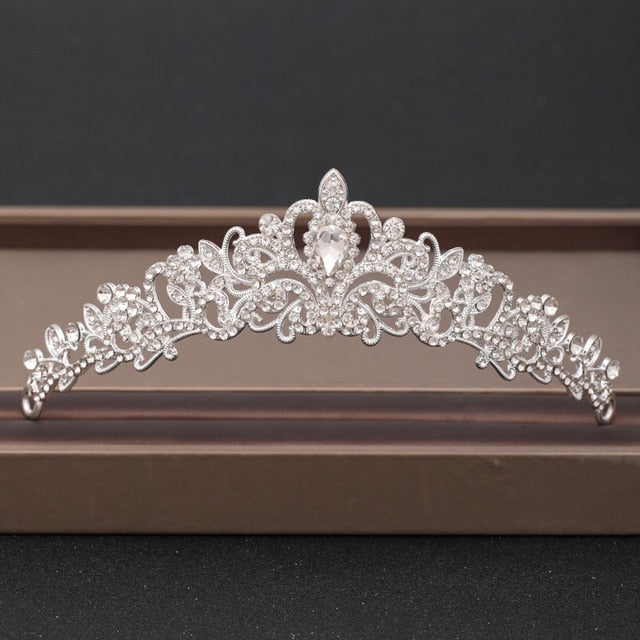 Wedding Crown Hair Jewelry Bridal Headpiece woman Baroque Rhinestones Crystal Tiaras Bride Party Crowns Wedding Hair Accessories-Dollar Bargains Online Shopping Australia