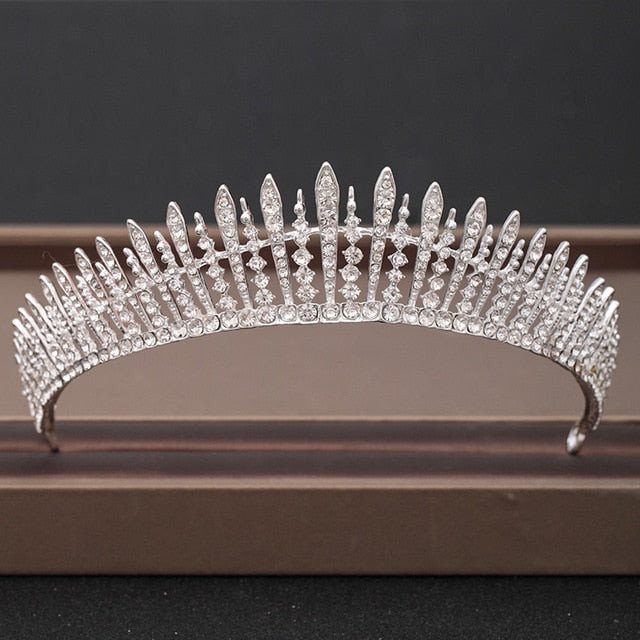 Wedding Crown Hair Jewelry Bridal Headpiece woman Baroque Rhinestones Crystal Tiaras Bride Party Crowns Wedding Hair Accessories-Dollar Bargains Online Shopping Australia