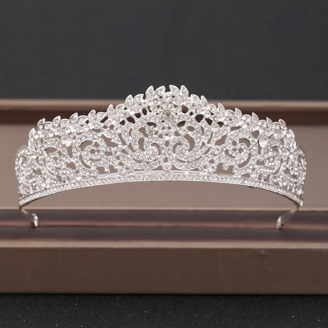 Wedding Crown Hair Jewelry Bridal Headpiece woman Baroque Rhinestones Crystal Tiaras Bride Party Crowns Wedding Hair Accessories-Dollar Bargains Online Shopping Australia