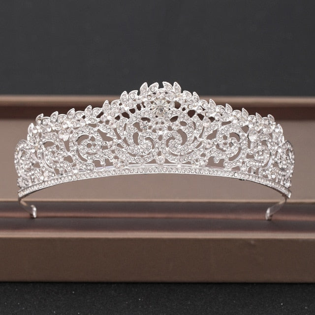 Wedding Crown Hair Jewelry Bridal Headpiece woman Baroque Rhinestones Crystal Tiaras Bride Party Crowns Wedding Hair Accessories-Dollar Bargains Online Shopping Australia