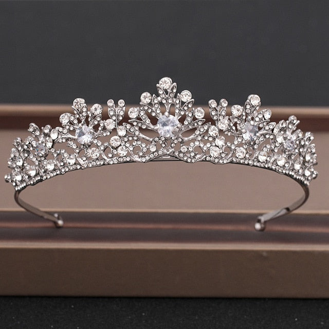 Wedding Crown Hair Jewelry Bridal Headpiece woman Baroque Rhinestones Crystal Tiaras Bride Party Crowns Wedding Hair Accessories-Dollar Bargains Online Shopping Australia