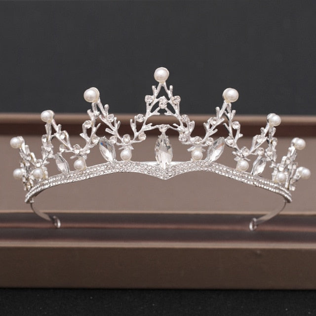 Wedding Crown Hair Jewelry Bridal Headpiece woman Baroque Rhinestones Crystal Tiaras Bride Party Crowns Wedding Hair Accessories-Dollar Bargains Online Shopping Australia