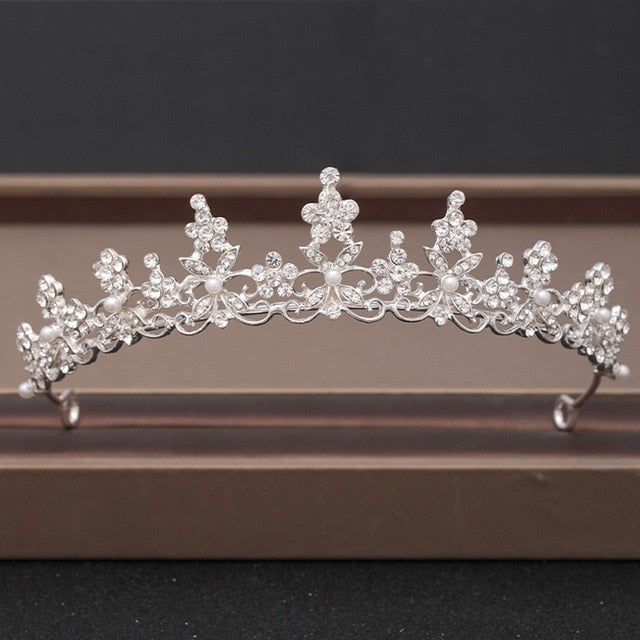 Wedding Crown Hair Jewelry Bridal Headpiece woman Baroque Rhinestones Crystal Tiaras Bride Party Crowns Wedding Hair Accessories-Dollar Bargains Online Shopping Australia