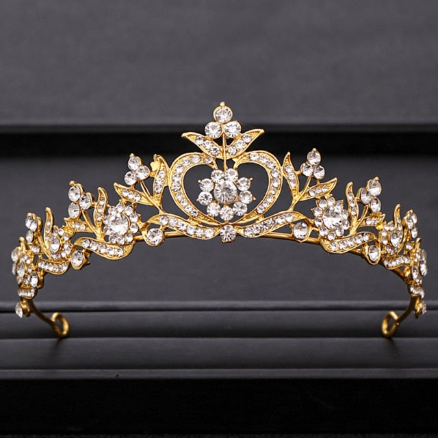 Wedding Crown Hair Jewelry Bridal Headpiece woman Baroque Rhinestones Crystal Tiaras Bride Party Crowns Wedding Hair Accessories-Dollar Bargains Online Shopping Australia