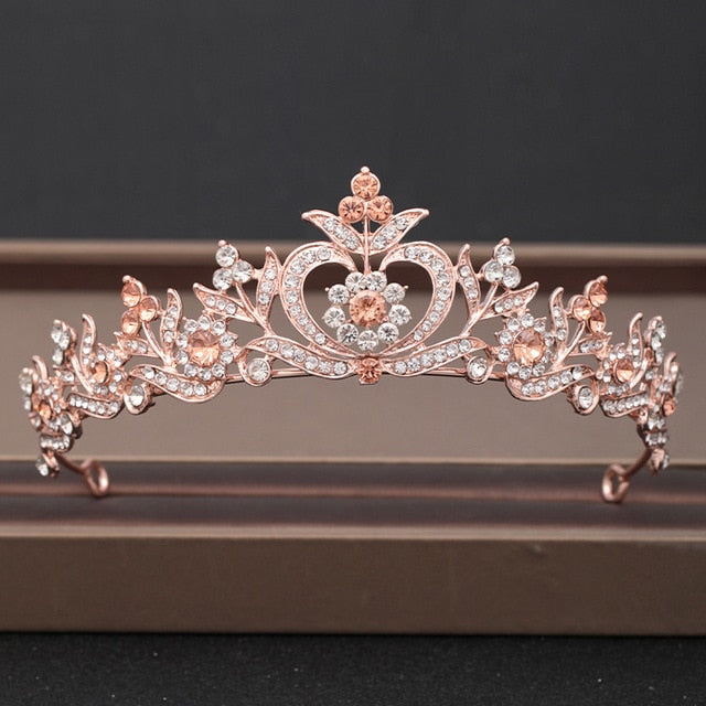 Wedding Crown Hair Jewelry Bridal Headpiece woman Baroque Rhinestones Crystal Tiaras Bride Party Crowns Wedding Hair Accessories-Dollar Bargains Online Shopping Australia