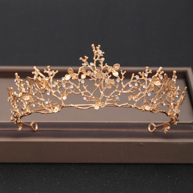 Wedding Crown Hair Jewelry Bridal Headpiece woman Baroque Rhinestones Crystal Tiaras Bride Party Crowns Wedding Hair Accessories-Dollar Bargains Online Shopping Australia