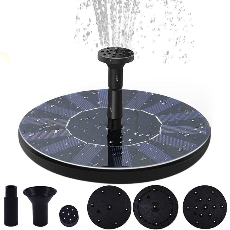 Mini Solar Water Fountain Pool Pond Waterfall Fountain Garden Decoration Outdoor Bird Bath Solar Powered Fountain Floating Water-Dollar Bargains Online Shopping Australia