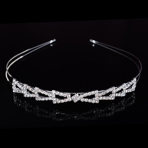 Princess Wedding Bridal Bridesmaid Tiara Crown Headband Girls Crystal Rhinestone Jewelry hair Accessories Bride Head Ornament-Dollar Bargains Online Shopping Australia