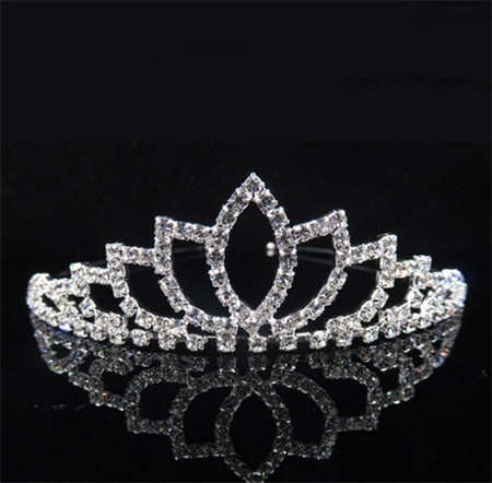 Princess Wedding Bridal Bridesmaid Tiara Crown Headband Girls Crystal Rhinestone Jewelry hair Accessories Bride Head Ornament-Dollar Bargains Online Shopping Australia