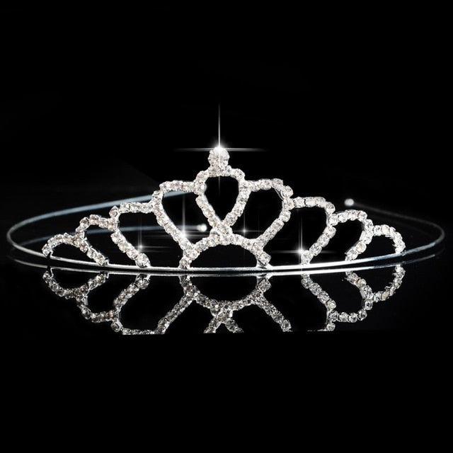 Princess Wedding Bridal Bridesmaid Tiara Crown Headband Girls Crystal Rhinestone Jewelry hair Accessories Bride Head Ornament-Dollar Bargains Online Shopping Australia