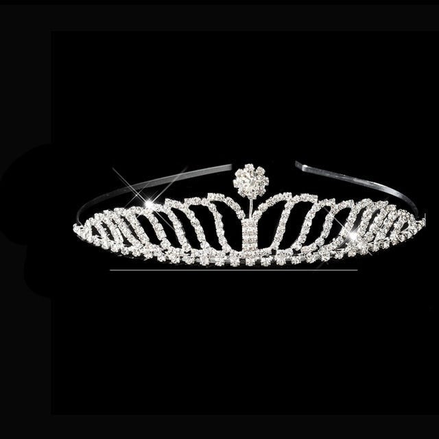 Princess Wedding Bridal Bridesmaid Tiara Crown Headband Girls Crystal Rhinestone Jewelry hair Accessories Bride Head Ornament-Dollar Bargains Online Shopping Australia