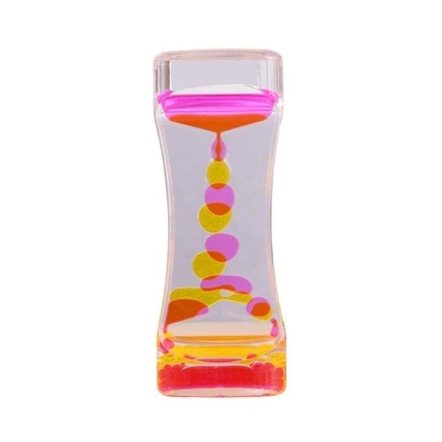 Liquid Timer visual sensory toy autism sedation special Hourglasses Liquid Motion needs Oil Floating Glass Visual Timer-Dollar Bargains Online Shopping Australia