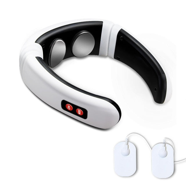 Electric Neck Massager & Pulse Back 6 Modes Power Control Far Infrared Heating Pain Relief Tool Health Care Relaxation Machine-Dollar Bargains Online Shopping Australia