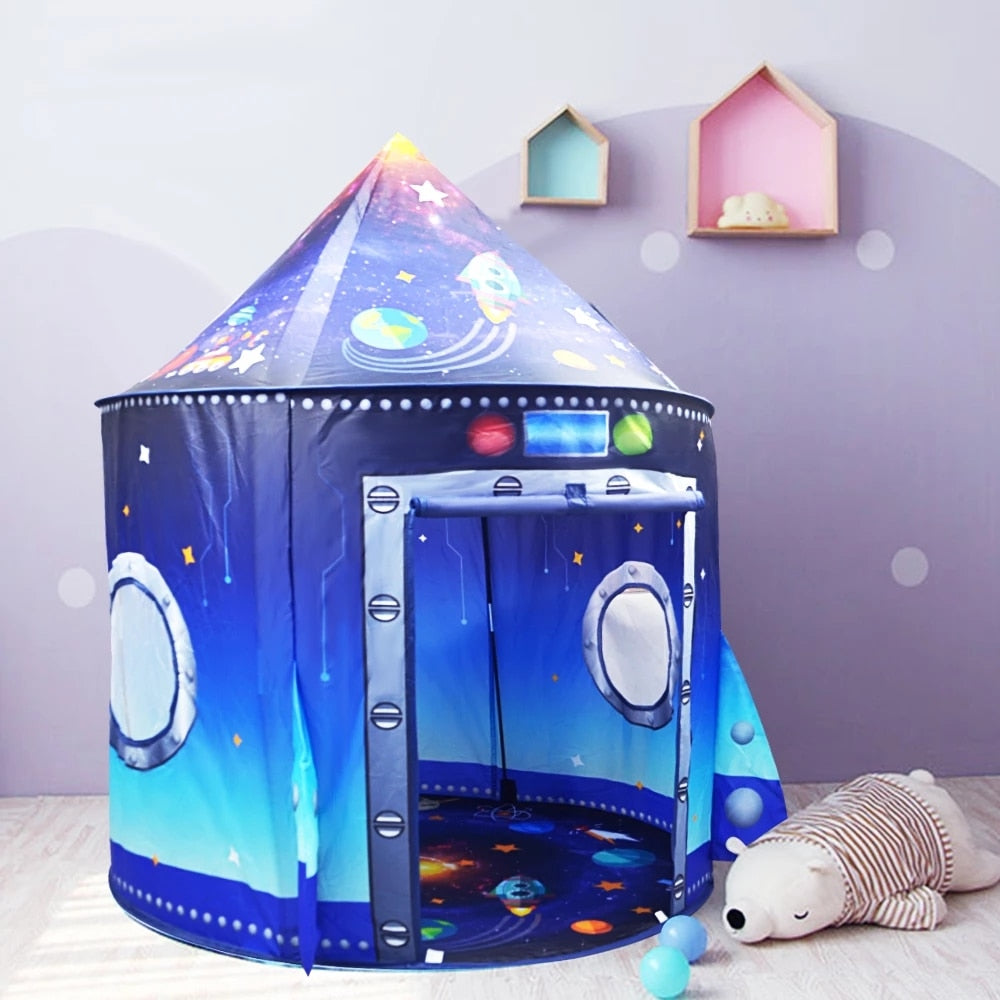 Kids Tent Space Kids Play House Children Tente Enfant Portable Baby Play House Toys Kids Space Toys Play House For Kids Gifts-Dollar Bargains Online Shopping Australia