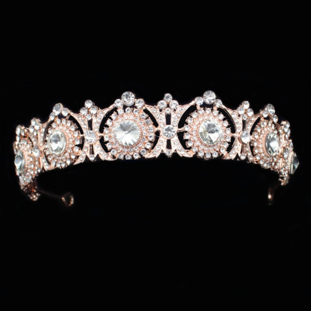 Gorgeous Crystal Bridal Tiara Crown Bride Headbands Women Girl Headpiece Prom Hair Ornaments Wedding Head Jewelry Accessories-Dollar Bargains Online Shopping Australia