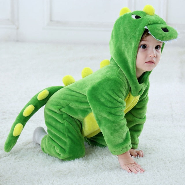 Infant Toddler Rabbit Dog Lion Tiger Dinosaur Costumes Baby Boys Girls Kigurumi Cartoon Animal Onesies Romper Halloween-Dollar Bargains Online Shopping Australia