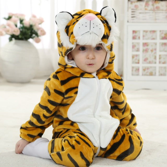 Infant Toddler Rabbit Dog Lion Tiger Dinosaur Costumes Baby Boys Girls Kigurumi Cartoon Animal Onesies Romper Halloween-Dollar Bargains Online Shopping Australia