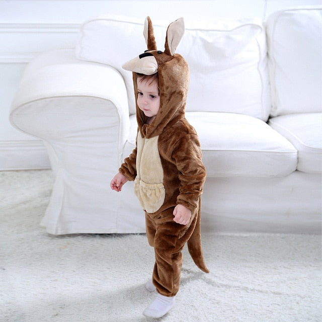 Infant Toddler Rabbit Dog Lion Tiger Dinosaur Costumes Baby Boys Girls Kigurumi Cartoon Animal Onesies Romper Halloween-Dollar Bargains Online Shopping Australia