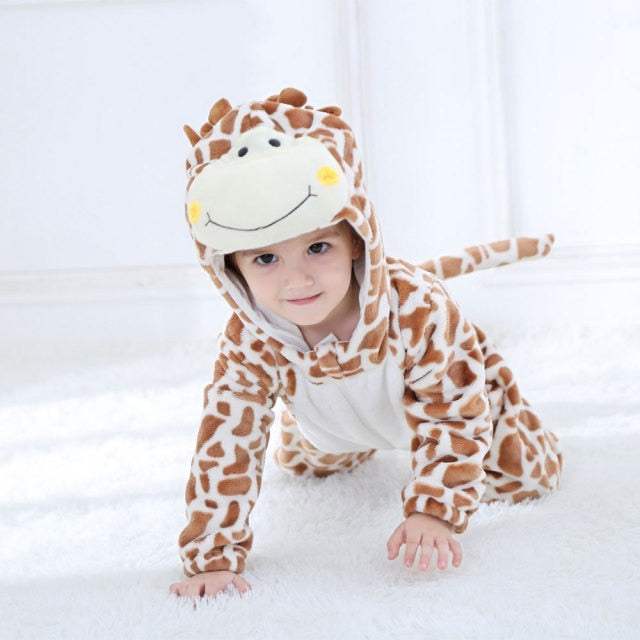 Infant Toddler Rabbit Dog Lion Tiger Dinosaur Costumes Baby Boys Girls Kigurumi Cartoon Animal Onesies Romper Halloween-Dollar Bargains Online Shopping Australia