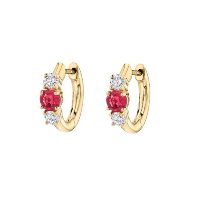 925 Sterling Silver Rose Red Crystal Series Stud Earrings For Women Cubic Zirconia Jeweled Butterfly Flower Ear Stud Gift-Dollar Bargains Online Shopping Australia