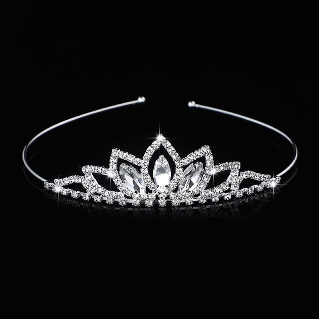 Kids Princess Crystal Tiaras and Crowns Children Girls Headband Bridal Wedding Hair Accessories Jewelry Tiaras-Dollar Bargains Online Shopping Australia