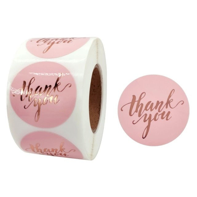 100Pcs Thank You Stickers Thank you for Supporting My Small Business Label Stickers For Packaging Box Stationary Decoration-Dollar Bargains Online Shopping Australia
