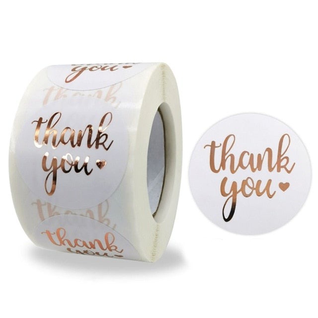 100Pcs Thank You Stickers Thank you for Supporting My Small Business Label Stickers For Packaging Box Stationary Decoration-Dollar Bargains Online Shopping Australia