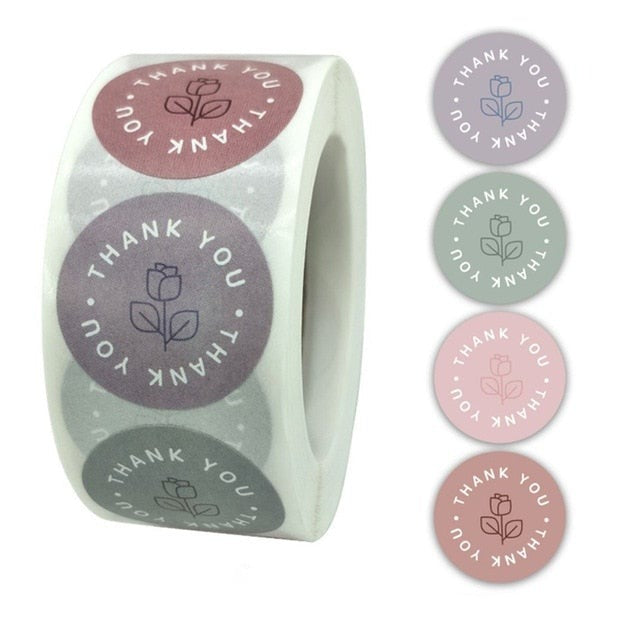 100Pcs Thank You Stickers Thank you for Supporting My Small Business Label Stickers For Packaging Box Stationary Decoration-Dollar Bargains Online Shopping Australia