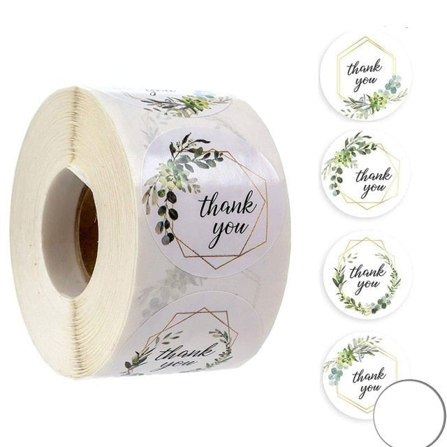 100Pcs Thank You Stickers Thank you for Supporting My Small Business Label Stickers For Packaging Box Stationary Decoration-Dollar Bargains Online Shopping Australia