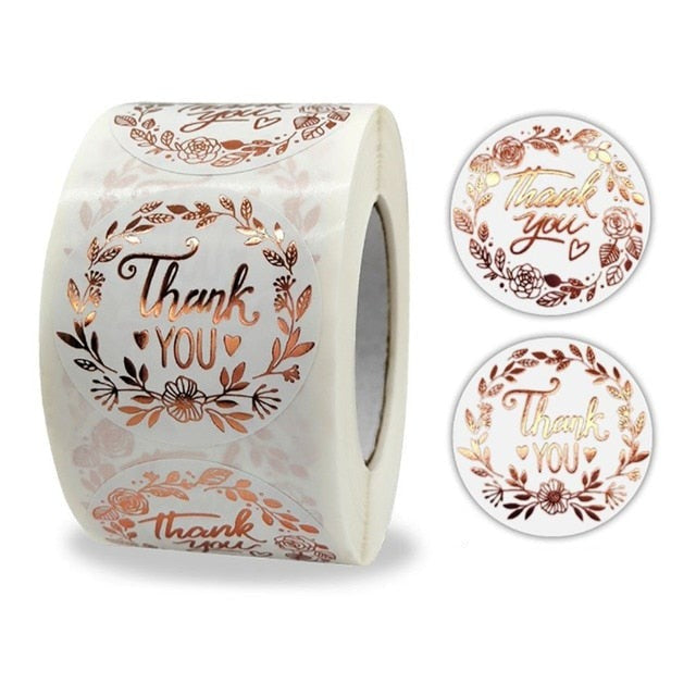 100Pcs Thank You Stickers Thank you for Supporting My Small Business Label Stickers For Packaging Box Stationary Decoration-Dollar Bargains Online Shopping Australia