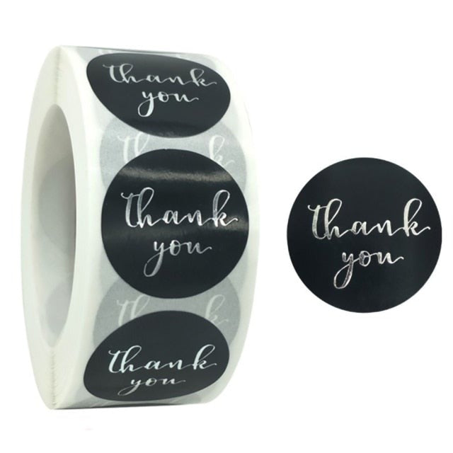 100Pcs Thank You Stickers Thank you for Supporting My Small Business Label Stickers For Packaging Box Stationary Decoration-Dollar Bargains Online Shopping Australia