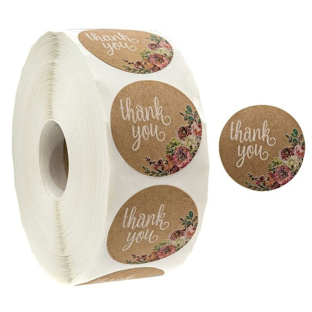 100Pcs Thank You Stickers Thank you for Supporting My Small Business Label Stickers For Packaging Box Stationary Decoration-Dollar Bargains Online Shopping Australia