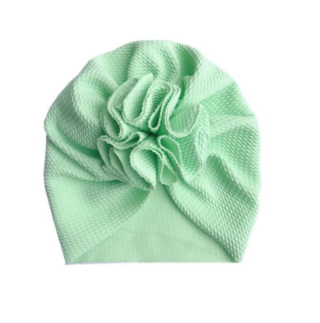 Flower Baby Hat Toddler Turban Infant Head wraps Kids Bonnet Newborn Toddler Beanie Cap for 0-18m-Dollar Bargains Online Shopping Australia
