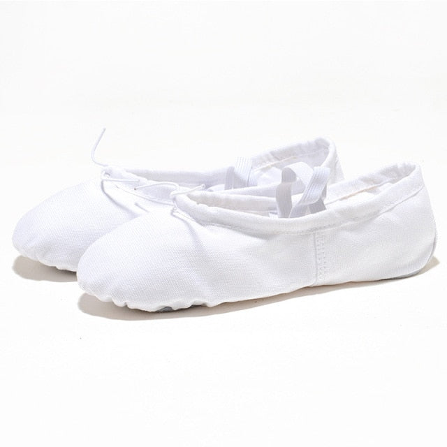 Canvas Flat Yoga Teacher Gymnastic Ballet Dance Shoes Kids Ballet for Girls Women-Dollar Bargains Online Shopping Australia