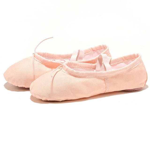 Canvas Flat Yoga Teacher Gymnastic Ballet Dance Shoes Kids Ballet for Girls Women-Dollar Bargains Online Shopping Australia