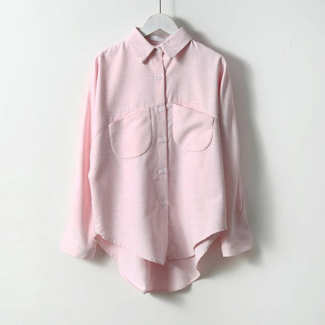 Women Summer Blouse Korean Long Sleeve Womens Tops And Blouses Vintage Women Shirts Blusas Roupa Feminina Tops-Dollar Bargains Online Shopping Australia