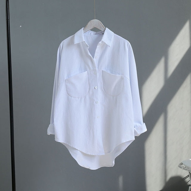 Women Summer Blouse Korean Long Sleeve Womens Tops And Blouses Vintage Women Shirts Blusas Roupa Feminina Tops-Dollar Bargains Online Shopping Australia