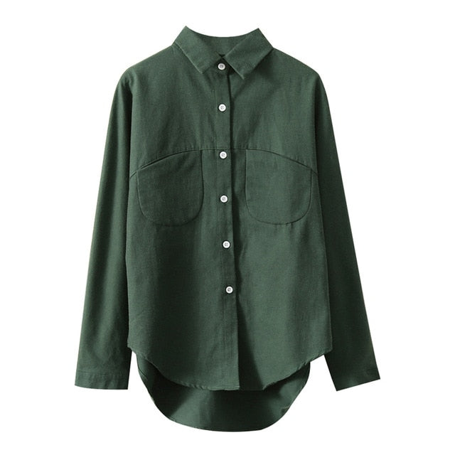 Women Summer Blouse Korean Long Sleeve Womens Tops And Blouses Vintage Women Shirts Blusas Roupa Feminina Tops-Dollar Bargains Online Shopping Australia