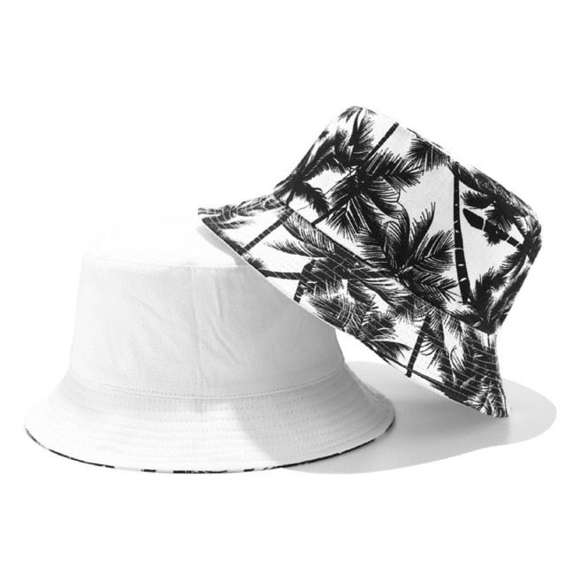 Double-side Unisex Harajuku Bucket Hat Fishing Outdoor Cap women Bucket fishing Hats Sunscreen Daisy embroidery fisherman hat-Dollar Bargains Online Shopping Australia