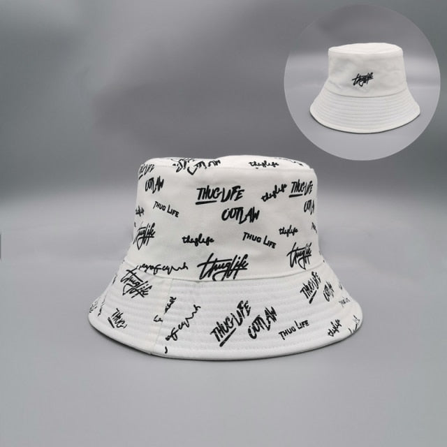 Double-side Unisex Harajuku Bucket Hat Fishing Outdoor Cap women Bucket fishing Hats Sunscreen Daisy embroidery fisherman hat-Dollar Bargains Online Shopping Australia