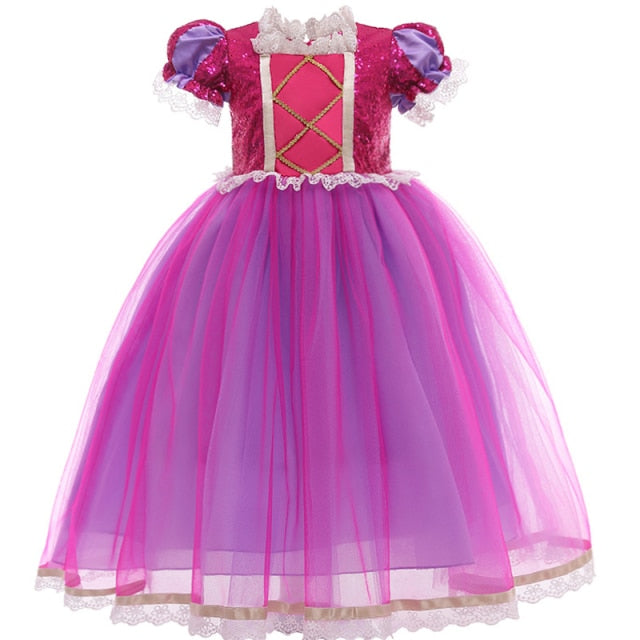 Kids Unicorn Dress for Girls Embroidery Flower Ball Gown Baby Girl Princess Dresses for Party Costumes Children Clothing-Dollar Bargains Online Shopping Australia