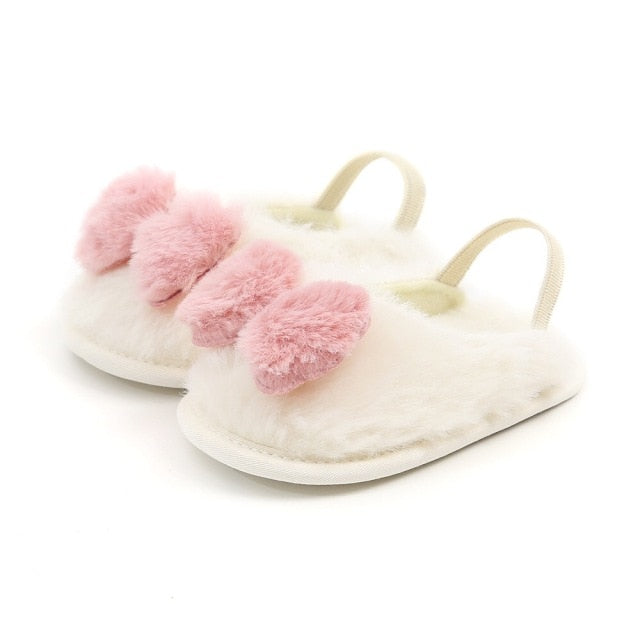 Baby Girls Cotton Shoes Retro Spring Autumn Toddlers Prewalkers Cotton Shoes Infant Soft Bottom First Walkers 0-18M-Dollar Bargains Online Shopping Australia