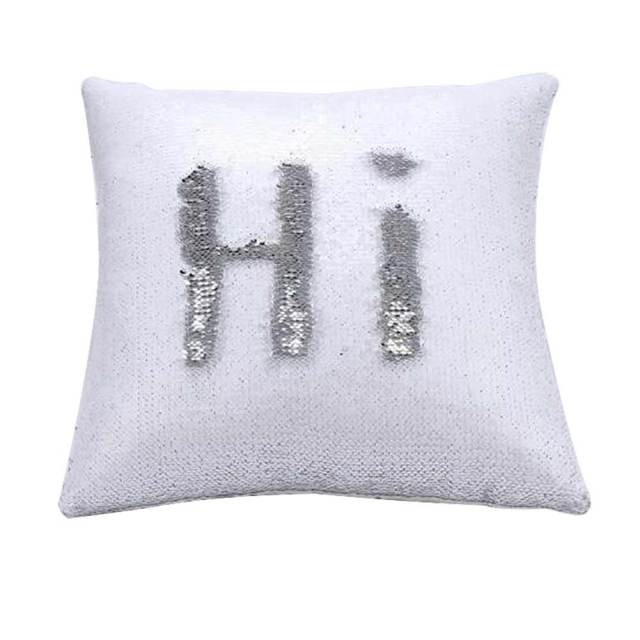 Mermaid Pillows Two Tone Sequins Throw Pillow Cushion Case DIY Case Double Sides Decorative Pillows-Dollar Bargains Online Shopping Australia