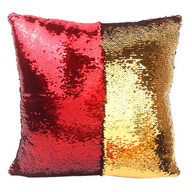 Mermaid Pillows Two Tone Sequins Throw Pillow Cushion Case DIY Case Double Sides Decorative Pillows-Dollar Bargains Online Shopping Australia