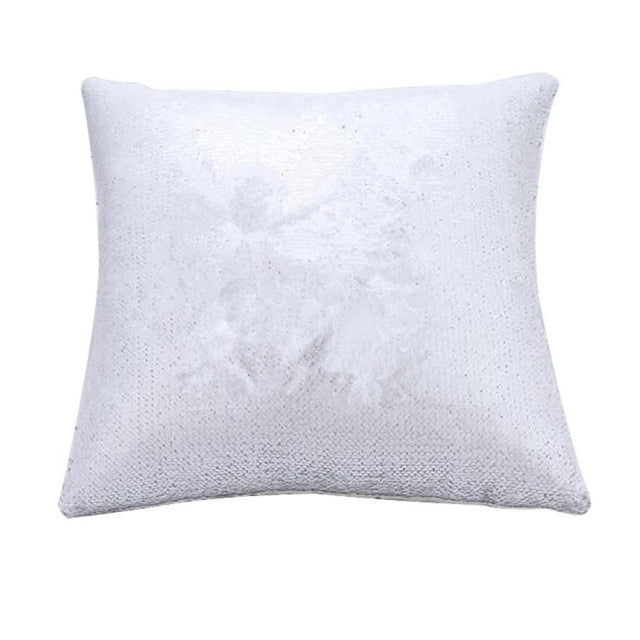 Mermaid Pillows Two Tone Sequins Throw Pillow Cushion Case DIY Case Double Sides Decorative Pillows-Dollar Bargains Online Shopping Australia