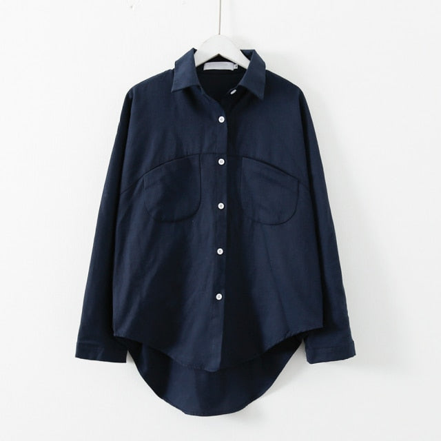 Women Summer Blouse Korean Long Sleeve Womens Tops And Blouses Vintage Women Shirts Blusas Roupa Feminina Tops-Dollar Bargains Online Shopping Australia